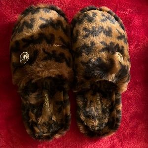 Michael Kors Brown and Black Slipper